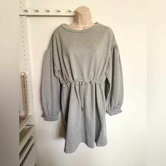 Oasis grey oversized sweater jumper dress Size XL - Picture 6 of 9